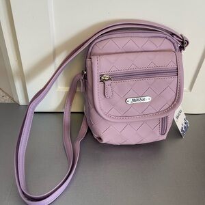 MultiSac Women's Mini Everest Lavender Crossbody Bag NWT